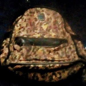 MCM leopard print backpack